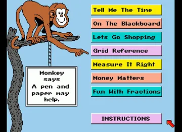 Maths Monkey screen shot game playing